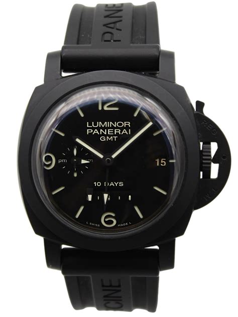 panerai luminor 1950 10 days gmt ceramica 44mm price|luminor Panerai gmt price.